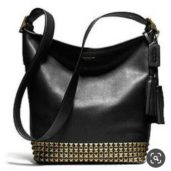 Coach Handbags - Coach Legacy Duffle Black Leather Bag